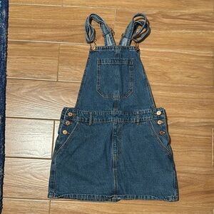 Forever 21 Blue Denim Overalls